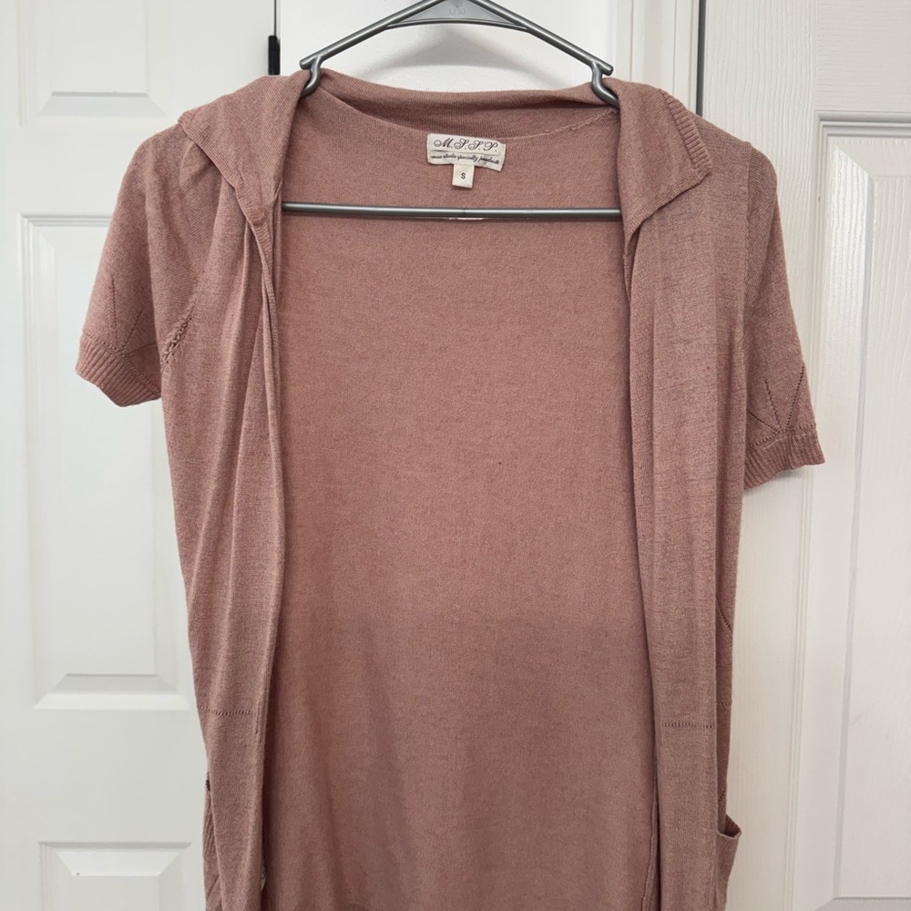 Oatjoy Women's Pink Cardigan Sweater